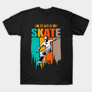 Skateboard Skateboarding Vintage Skater T-Shirt